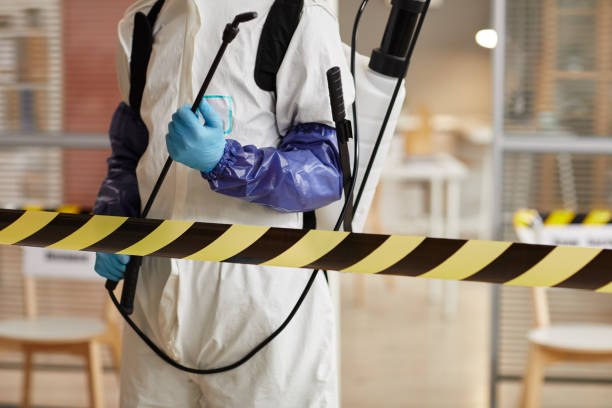 Professional Biohazard Cleanup technician working in Granite Falls, NC